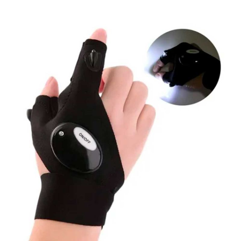 GENERICO - Guantes dedal de pesca luminosos