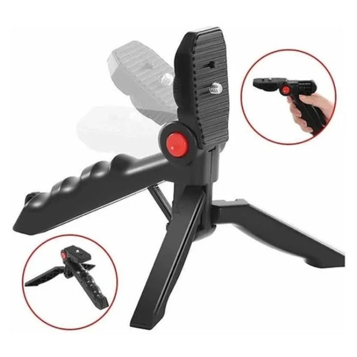 GENERICO - Kit De Grabación Con Micrófono Luz Led Y Soporte Tripode