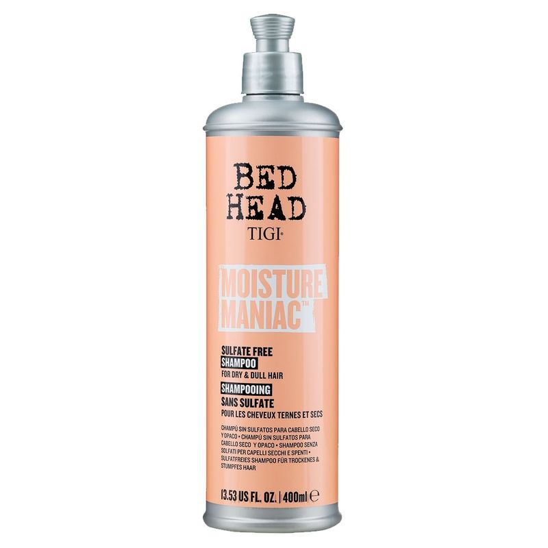 BED HEAD DE TIGI - Shampoo Hidratación Moisture Maniac - Bed Head By Tigi 400 ml.