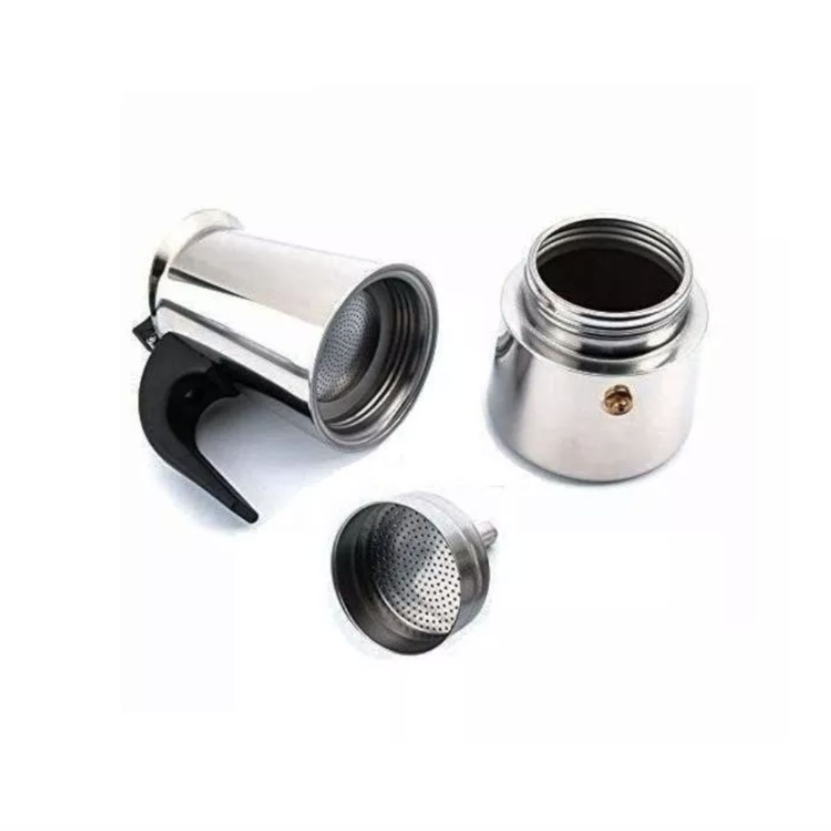 GENERICO - Cafetera Espresso Maker 6 Tazas Manual Acero Italiana Pcz