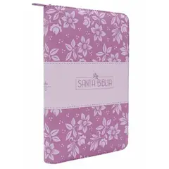 SOCIEDADES BIBLICAS UNIDAS - Biblia Letra grande con cierre con flores