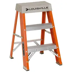 CUPRUM - Escalera Fibra De Vidrio Tijera 3 Peldaños Louisville