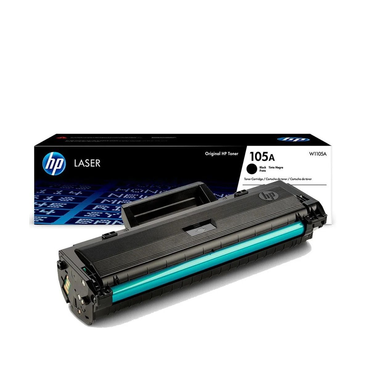 HP - Cartucho Tóner HP 105A 1000 páginas Negro Láser Original HP