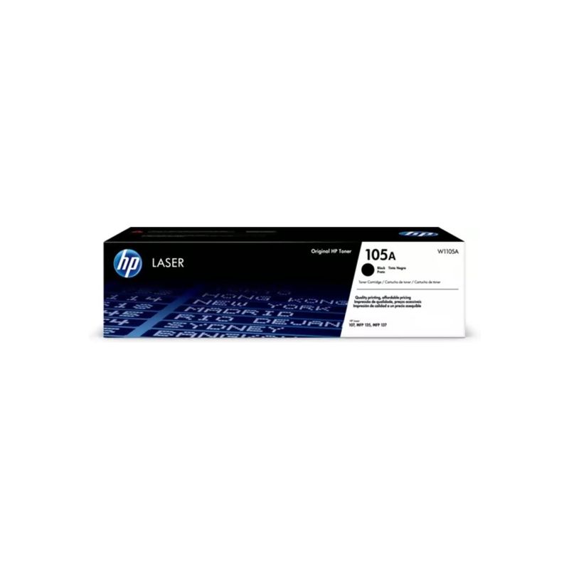 HP - Cartucho Tóner HP 105A 1000 páginas Negro Láser Original HP