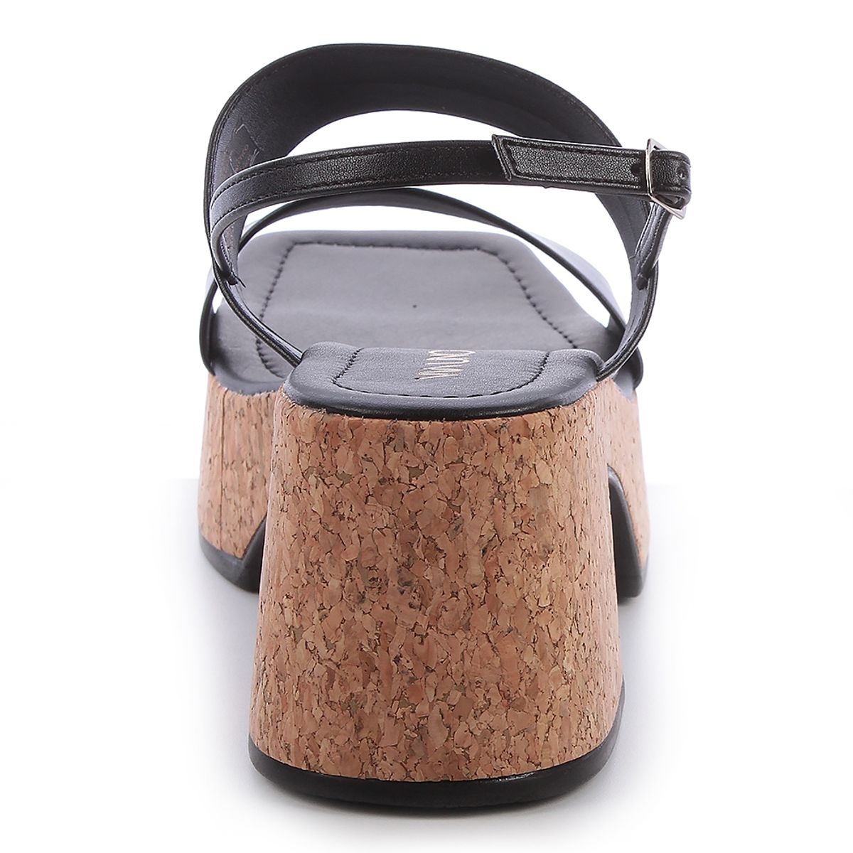 VIA UNO - Sandalia Mujer Negro Via Uno 22432608