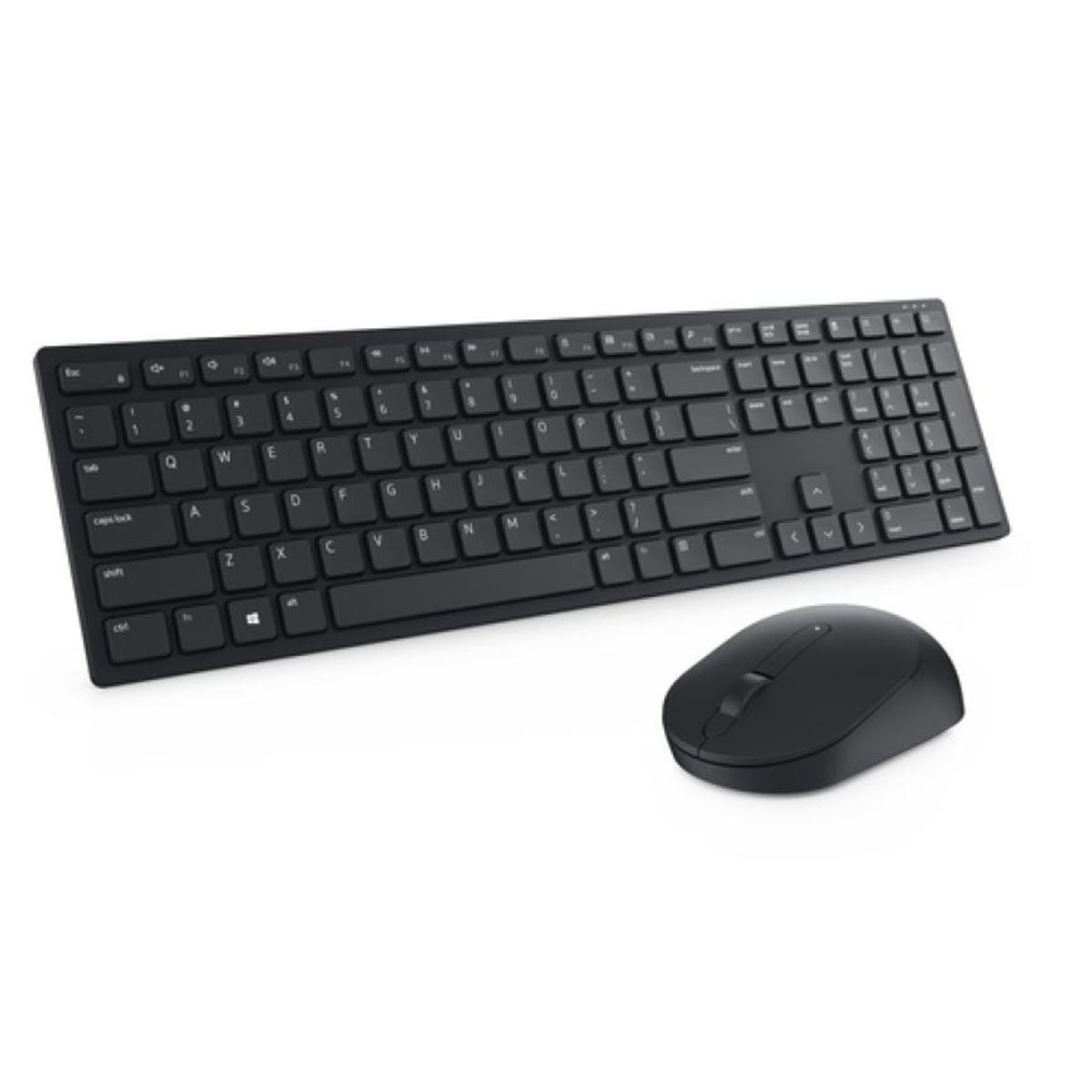 DELL - Teclado + Mouse Dell KM5221W Inalámbricos Dongle USB Negro - Negro