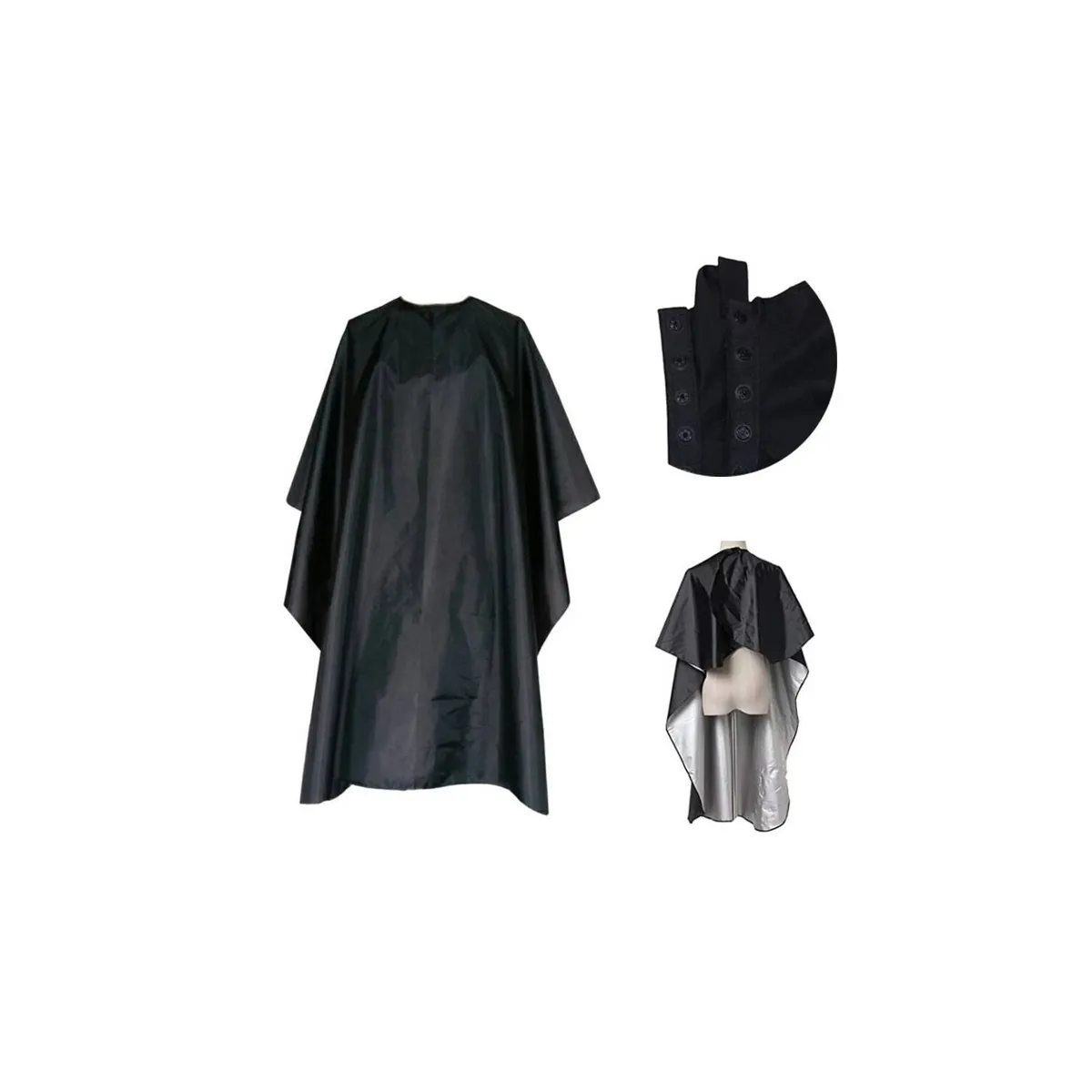 GENERICO - Capa Tintura De Peluquería Gruesa Impermeable Barbería Tinte