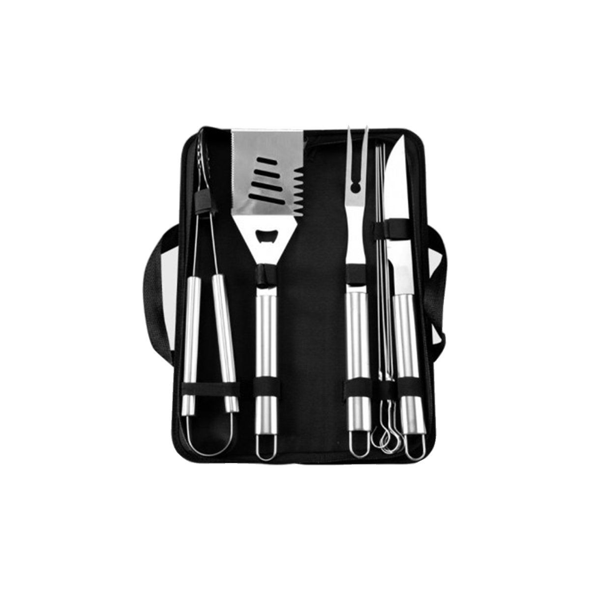 GENERICO - Set parrillero 8 unidades con estuche Bighouse