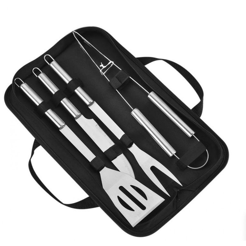 GENERICO - Set parrillero 4 unidades con estuche Bighouse