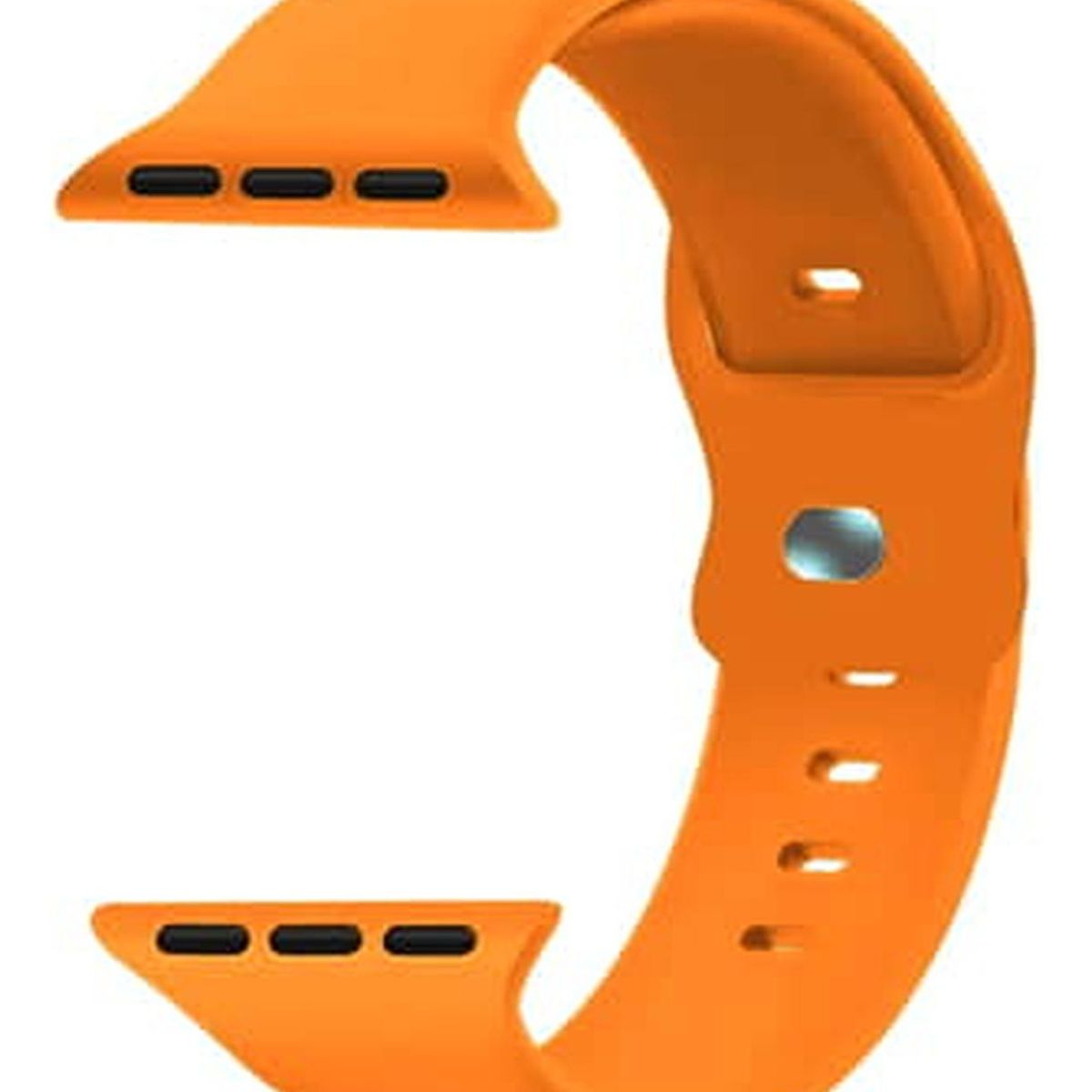 IMPORTCLICK - Correa Apple Watch Silicona Naranjo SM 38x40x41 MM - Naranjo