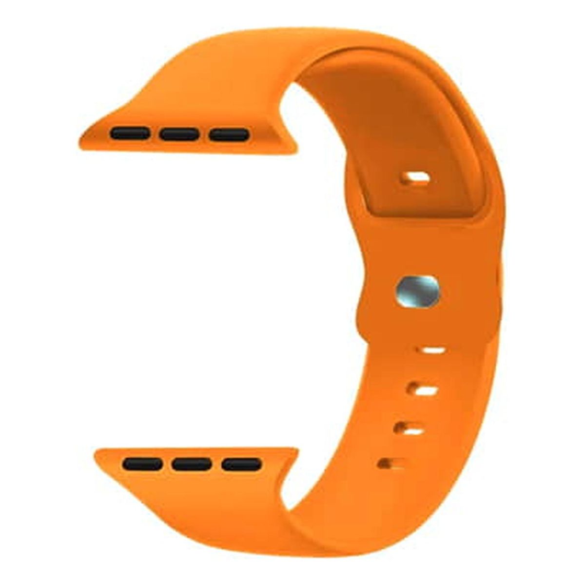 IMPORTCLICK - Correa Apple Watch Silicona Naranjo SM 38x40x41 MM - Naranjo