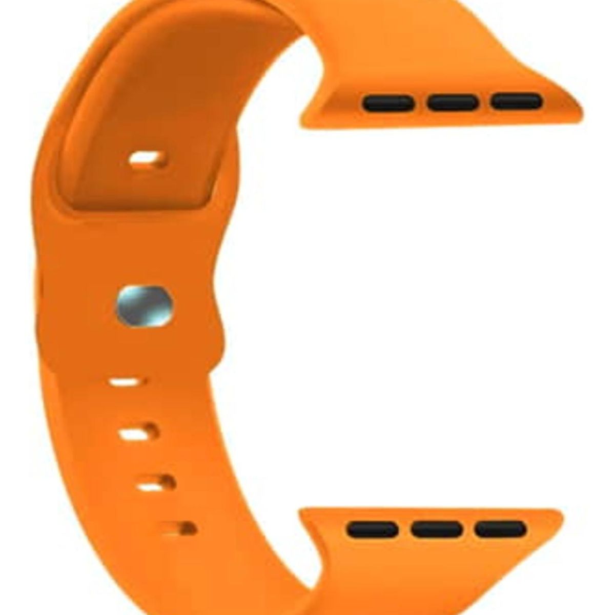IMPORTCLICK - Correa Apple Watch Silicona Naranjo SM 38x40x41 MM - Naranjo