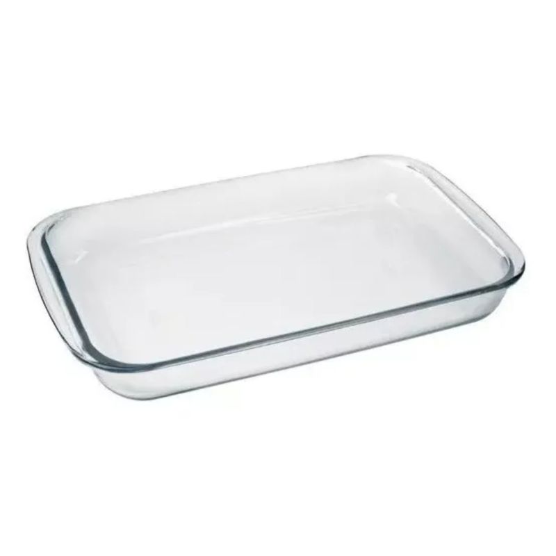 MARINEX - Asadera Rectangular 2.9 Lt con Marinex Vidrio Templado