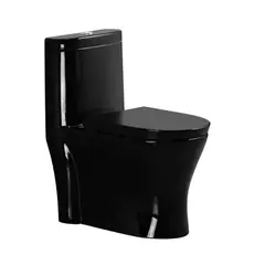 JOYTEK - WC One Piece Negro con Sello Antifuga 30cm 2002