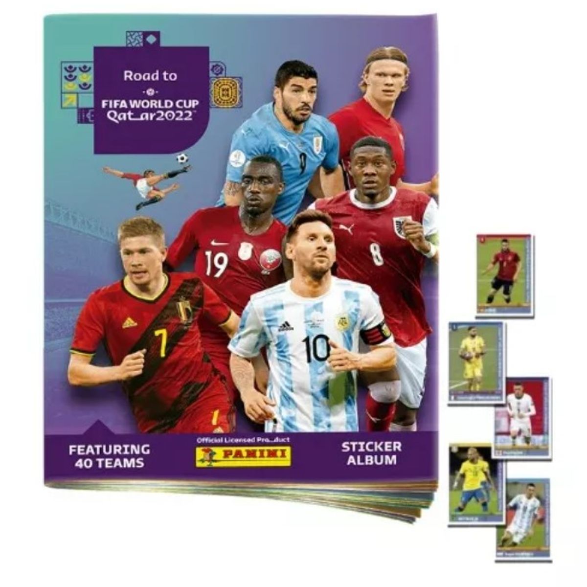 PANINI - ÁLBUM TAPA BLANDA ROAD TO FIFA WORLD CUP QATAR 2022 COMPLETO A PEGAR