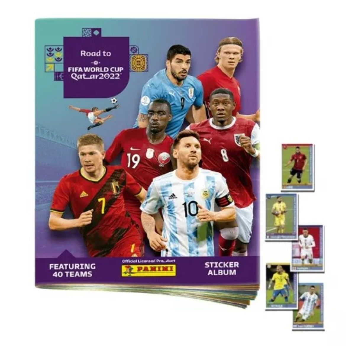 PANINI - ÁLBUM TAPA BLANDA ROAD TO FIFA WORLD CUP QATAR 2022 COMPLETO A PEGAR