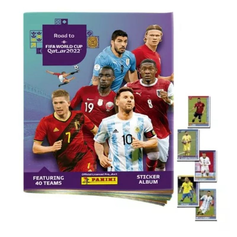 PANINI - ÁLBUM TAPA BLANDA ROAD TO FIFA WORLD CUP QATAR 2022 COMPLETO A PEGAR
