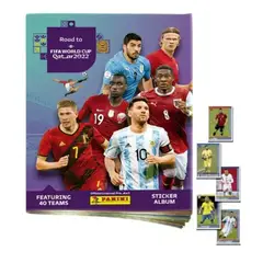 PANINI - ÁLBUM TAPA BLANDA ROAD TO FIFA WORLD CUP QATAR 2022 COMPLETO A PEGAR