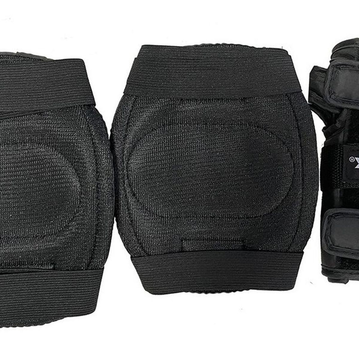 HOOK - Set Protecciones Hook 405 Codera Rodillera Muñequera - Negro