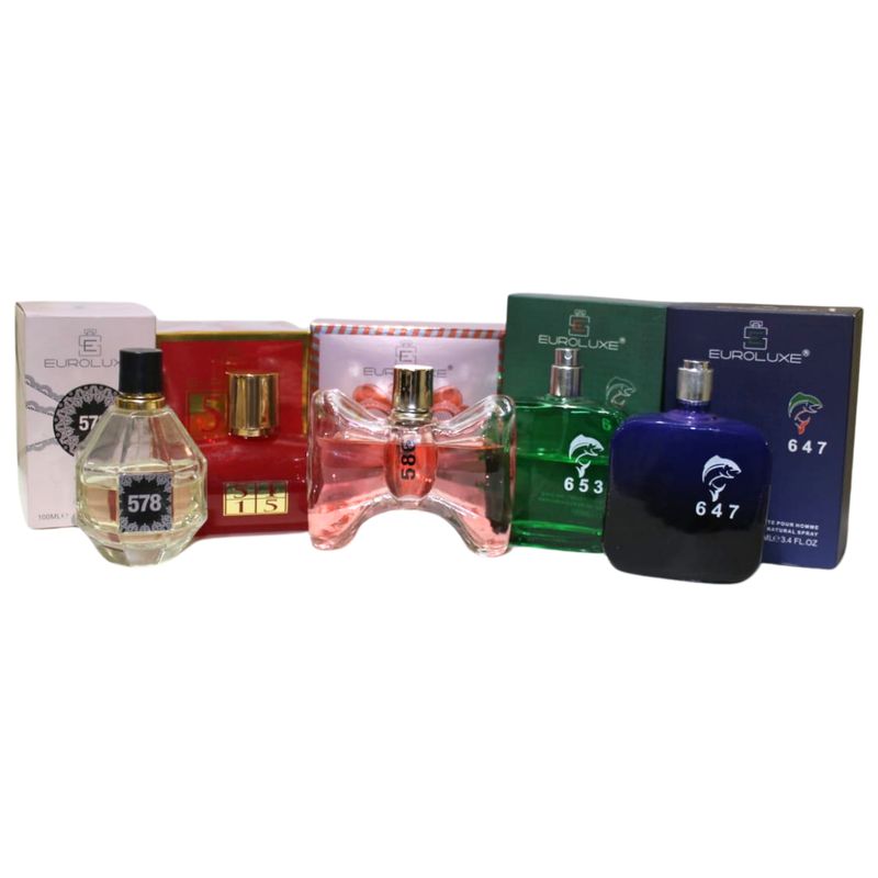 EUROLUXE - Pack 5x4 Euroluxe 100ml Surtidos