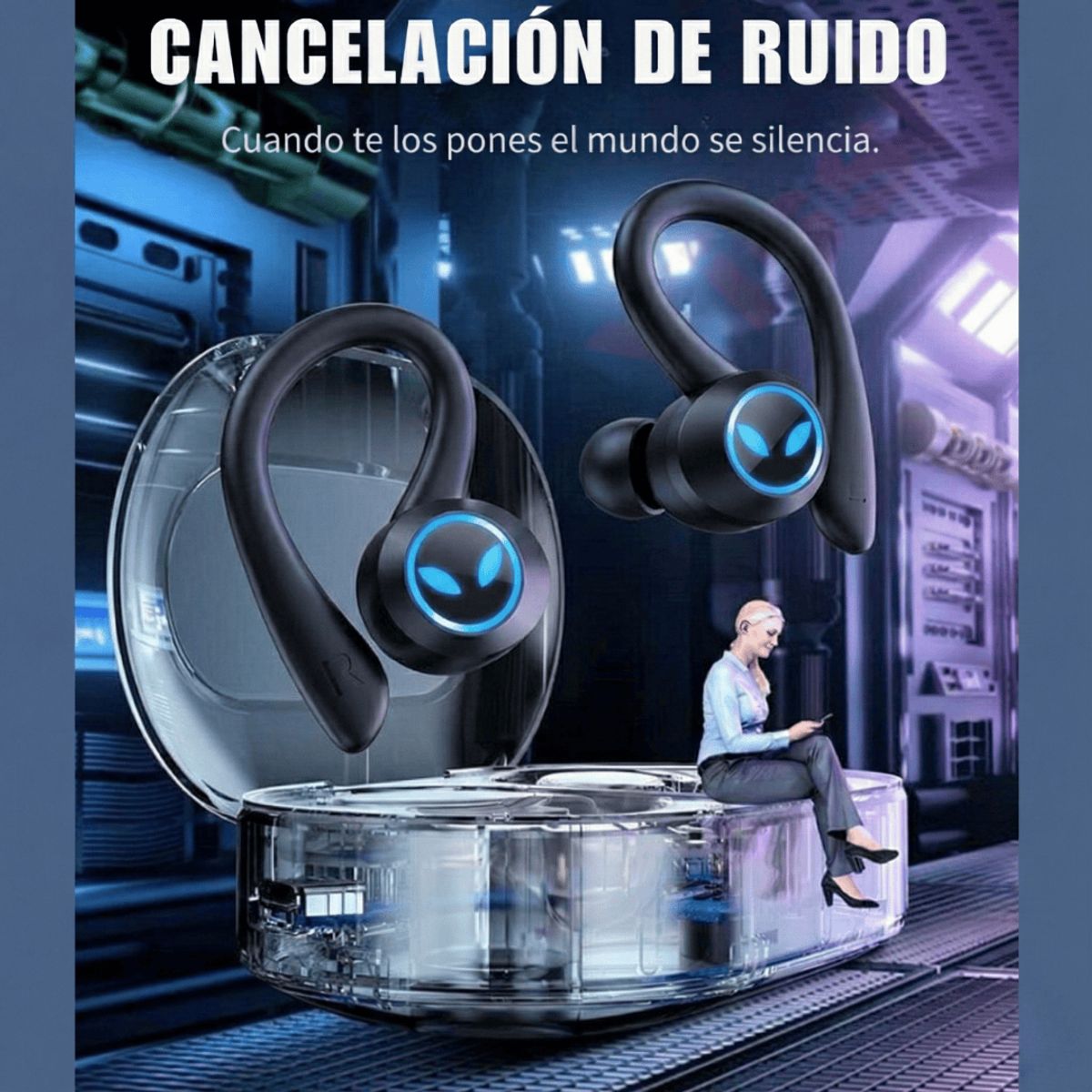 YI - Audífonos Bluetooth Inalámbricos Deportivos In Ear Micrófono