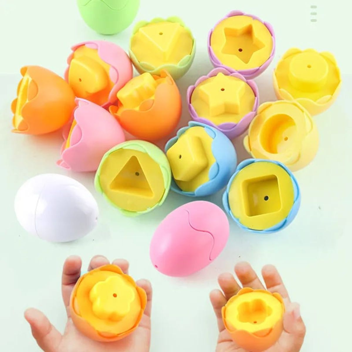 GENERICO - JUEGO EDUCATIVO HUEVOS INTELIGENTES MONTESSORI
