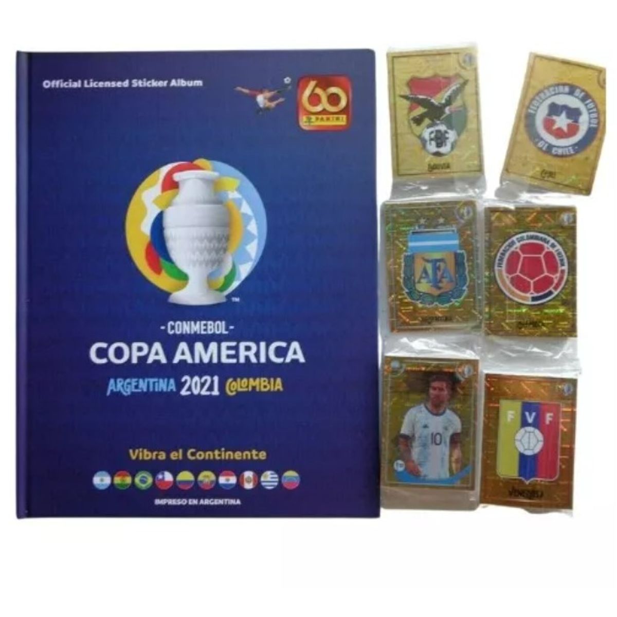 PANINI - ÁLBUM COMPLETO A PEGAR COPA AMÉRICA 2021 TAPA DURA