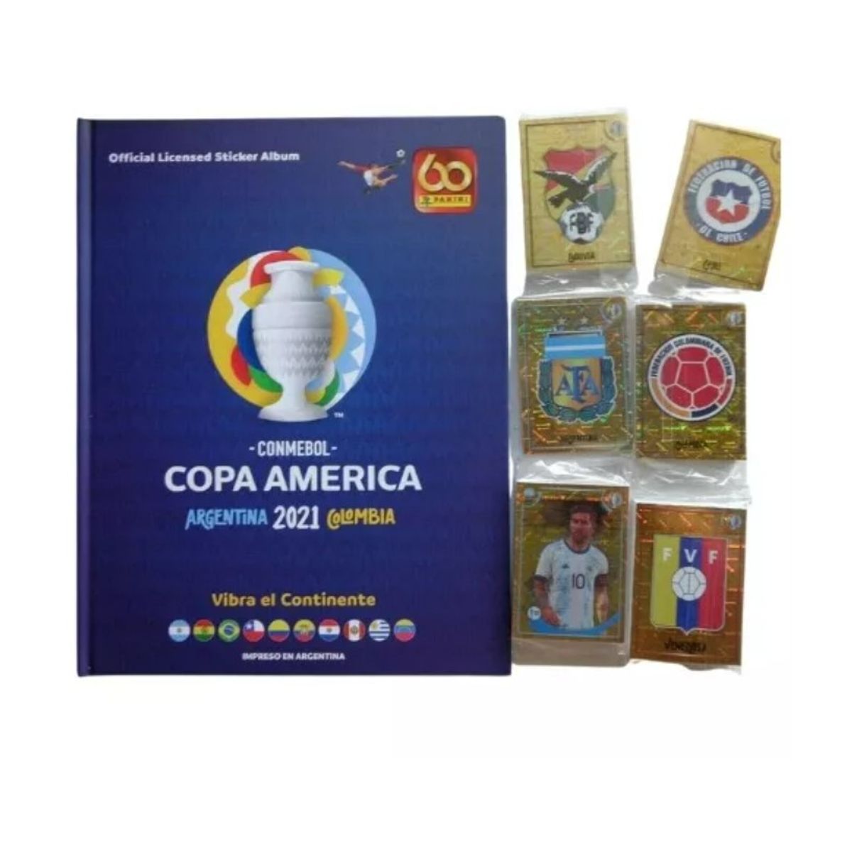 PANINI - ÁLBUM COMPLETO A PEGAR COPA AMÉRICA 2021 TAPA DURA