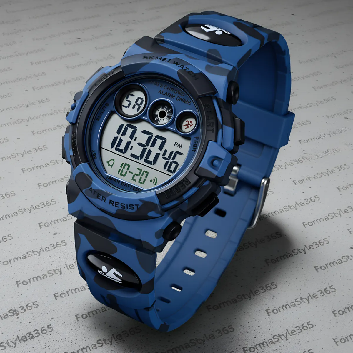 SKMEI - Reloj Niños Sumergible SKMEI Luz Alarma Cronometro