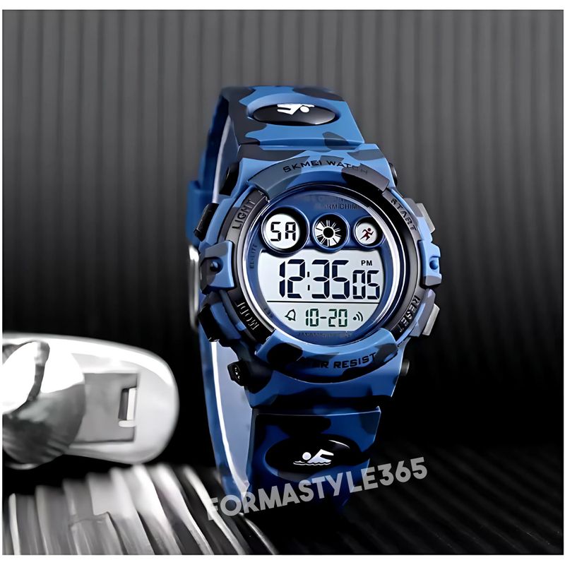 SKMEI - Reloj Niños Sumergible SKMEI Luz Alarma Cronometro