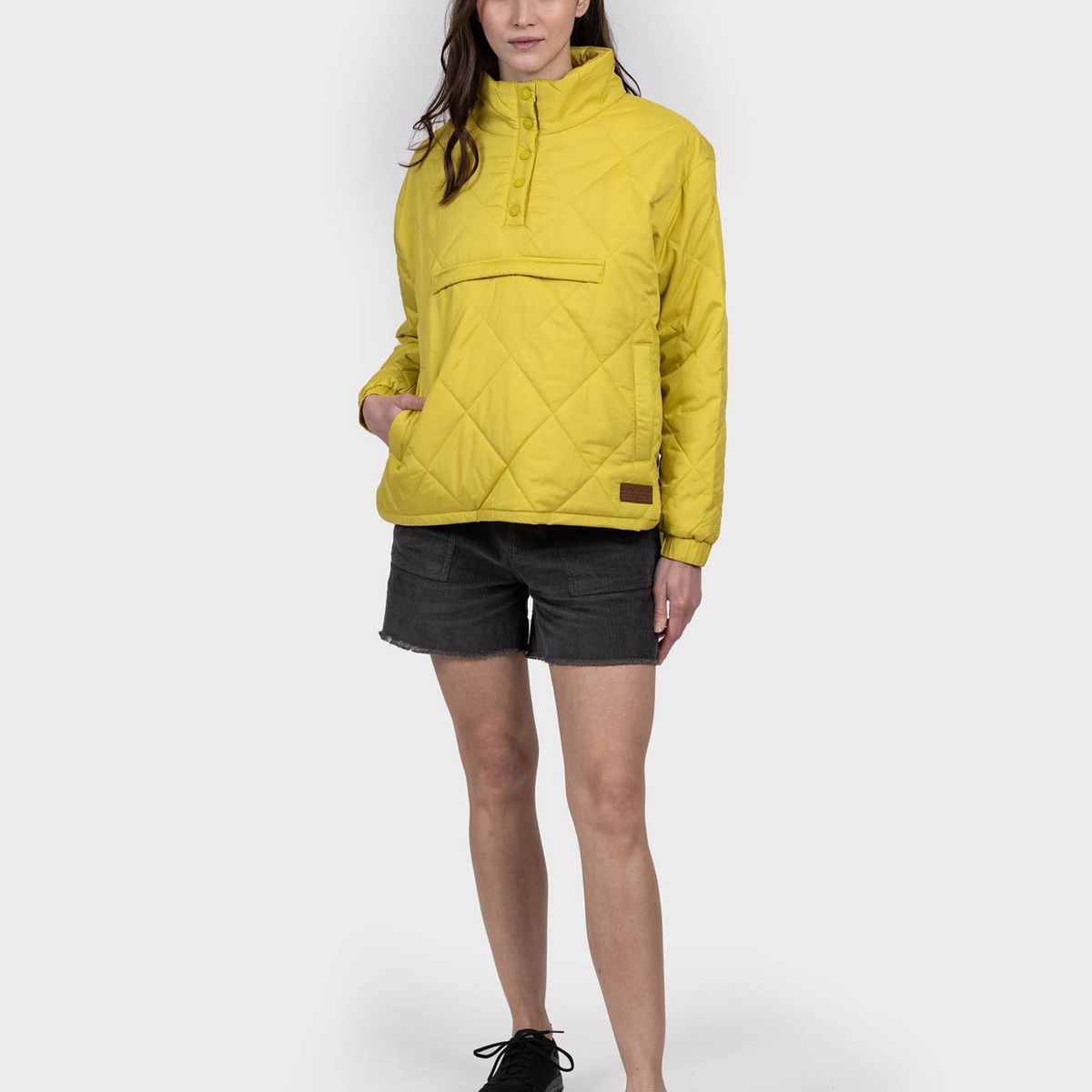 GNOMO - Chaqueta Pullover Eco Carlak Mujer Yellow Gnomo