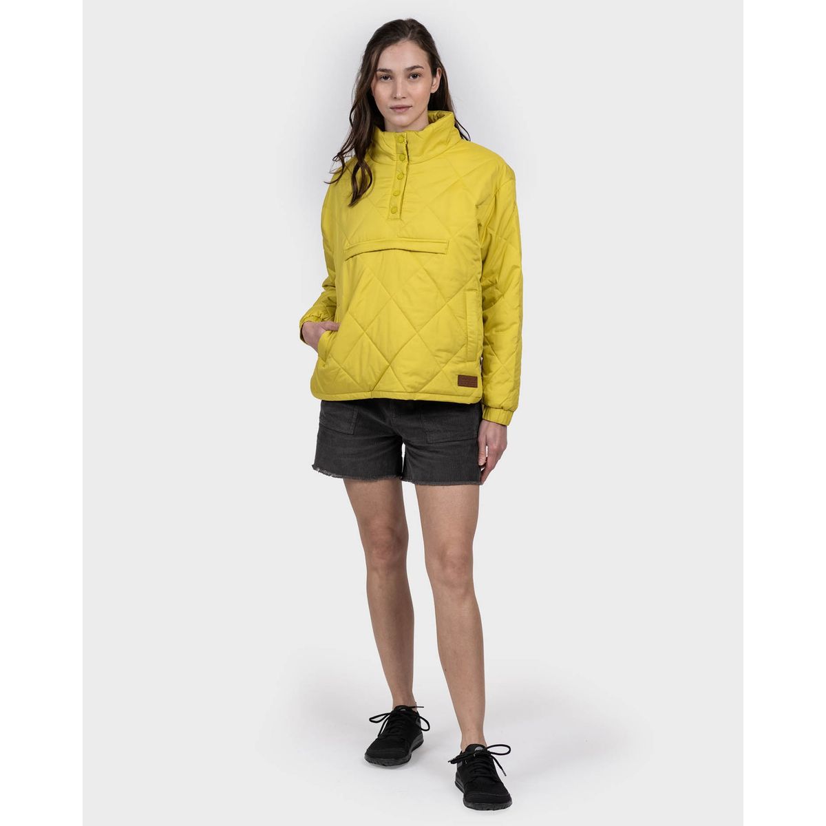 GNOMO - Chaqueta Pullover Eco Carlak Mujer Yellow Gnomo