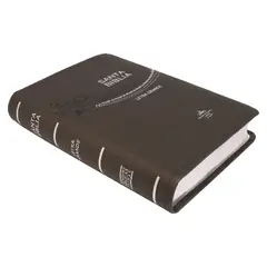 SOCIEDADES BIBLICAS UNIDAS - Biblia Reina Valera 1960 Letra Grande Concordancia Simil piel Gris