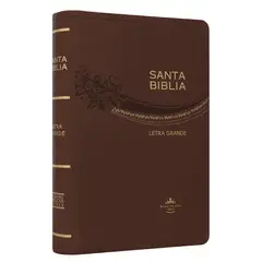 SOCIEDADES BIBLICAS UNIDAS - Biblia Reina Valera 1960 Letra Grande Concordancia simil piel café