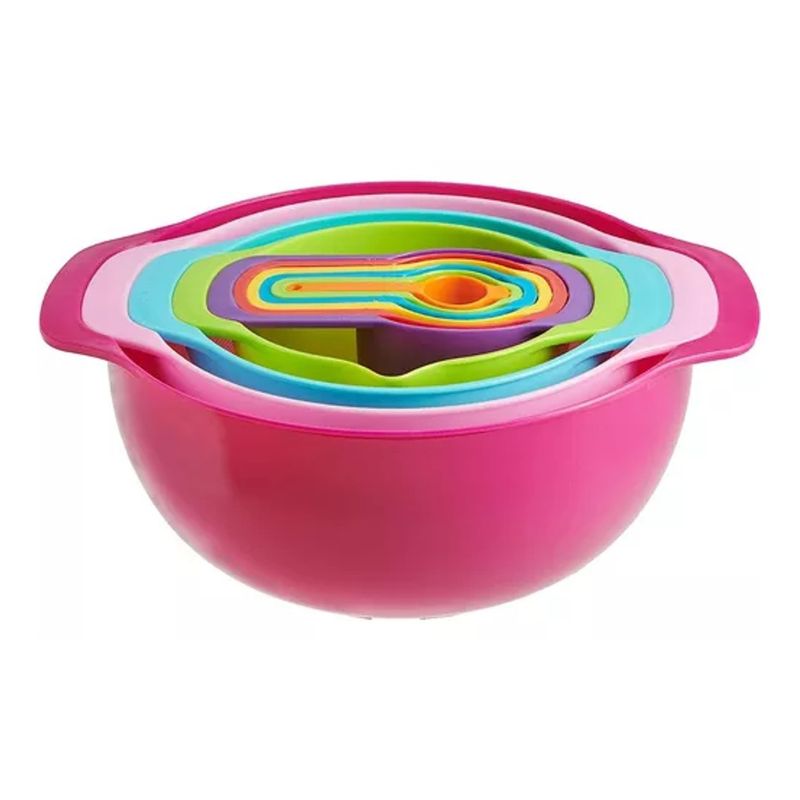 GENERICO - Set De Tazas Medidoras Cernidor Colador Bowl Cocina