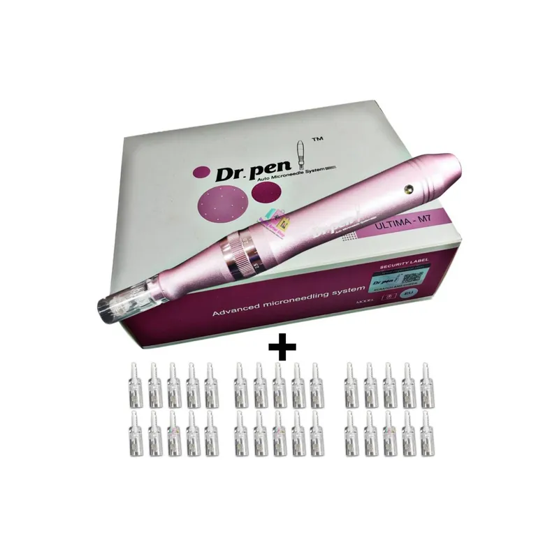 GENERICO - DERMAPEN DR. PEN, MODELO M7 INALAMBRICO + 32 AGUJAS,  5 VELOCIDADES.