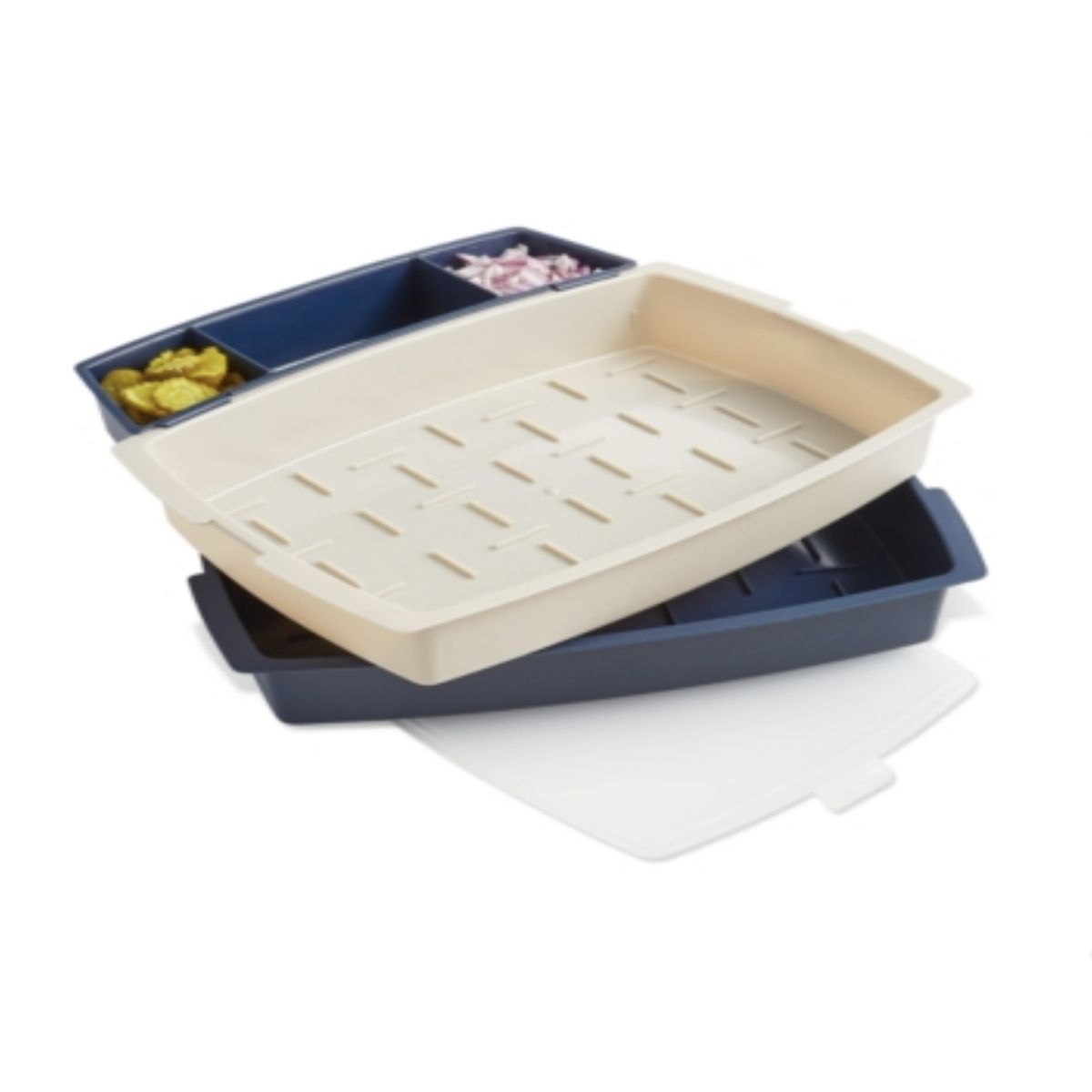 MARTHA STEWART - Bandejas para Marinar de 4 piezas