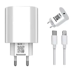 IRM - Cargador Para iPhone Carga Rapida 20 Watts Con Cable