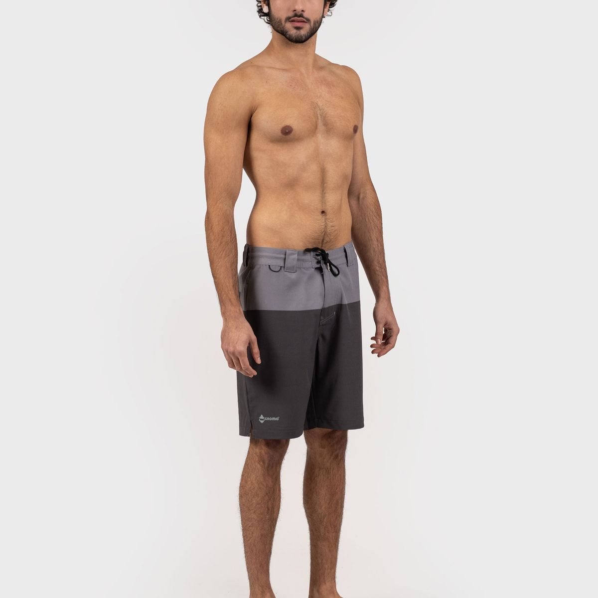 GNOMO - Traje de Baño Brankor Hombre Bitono DarkGrey Gnomo.