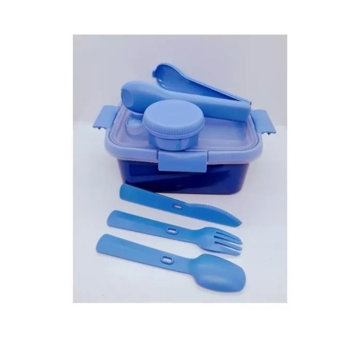 GENERICO - Bowl Contenedor De Comida Rich Cook Con Tres Cubiertos