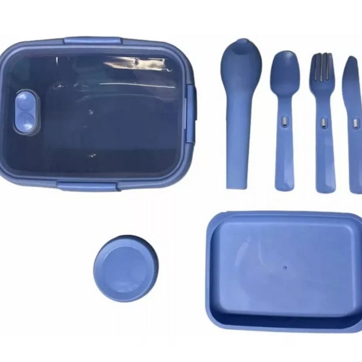 GENERICO - Bowl Contenedor De Comida Rich Cook Con Tres Cubiertos