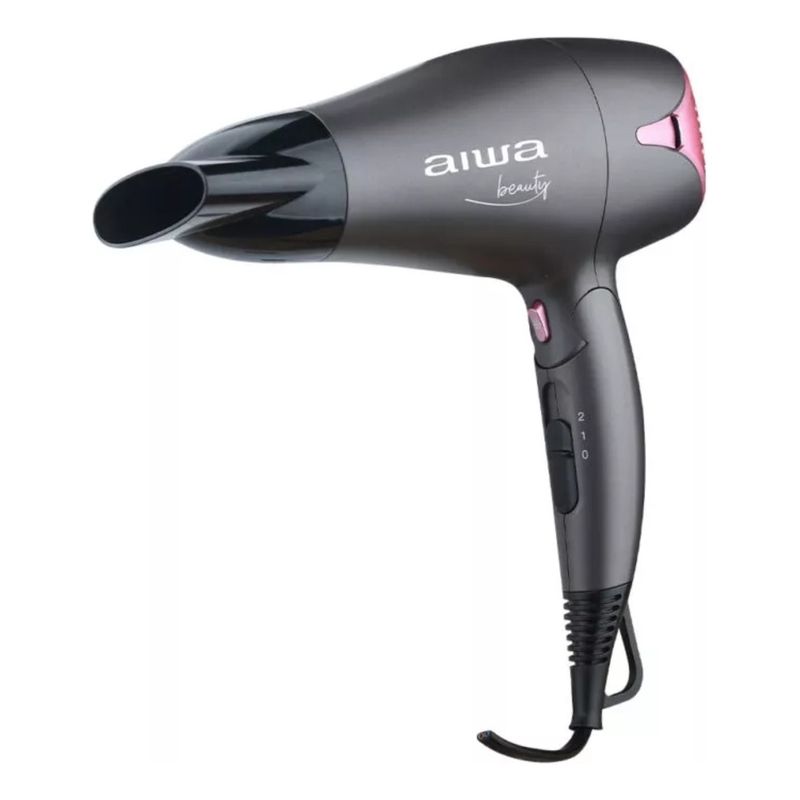 AIWA - Secador De Pelo Plegable Portátil 1800w Seca Sin Frizz Aiwa