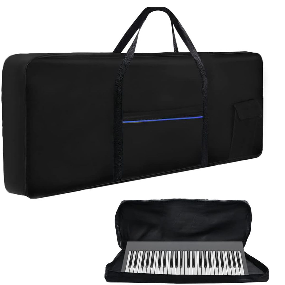 TNAKIEX - Funda Para Piano Teclado De Protección  Bolsa De 61 Llaves.