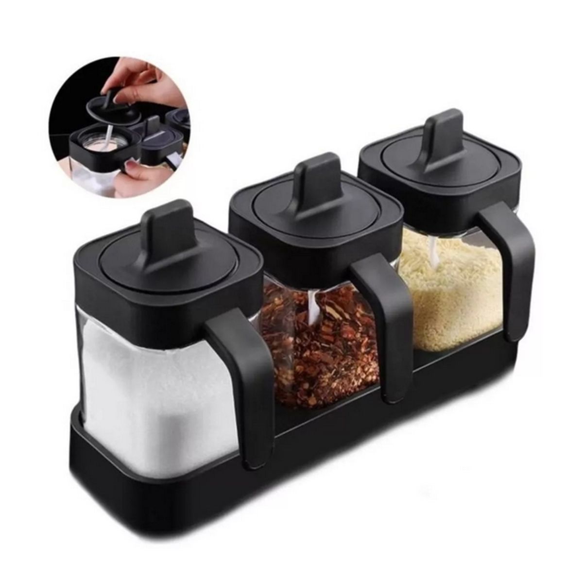 GENERICO - Set Frascos Para Condimentos Set Tarros De Especias