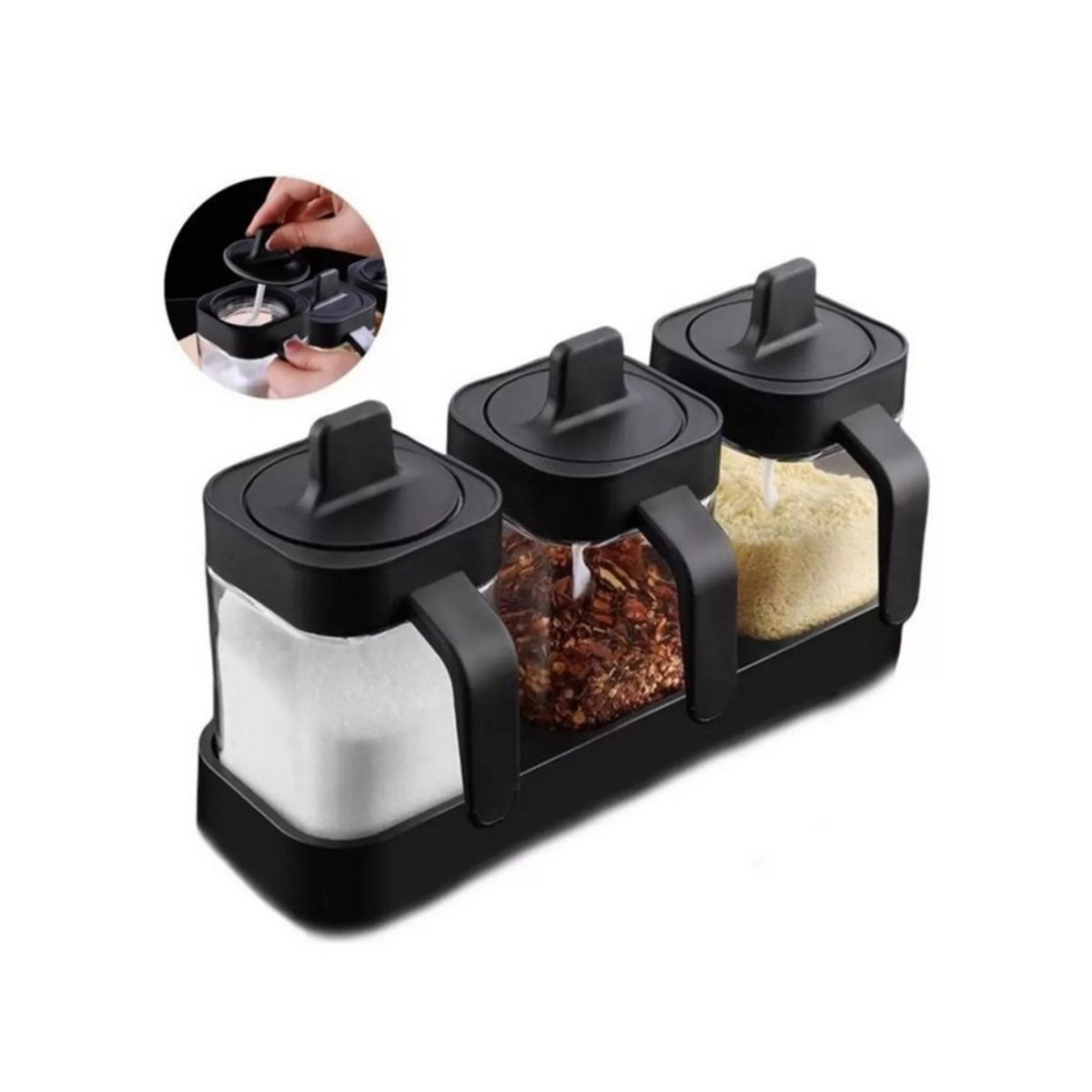 GENERICO - Set Frascos Para Condimentos Set Tarros De Especias