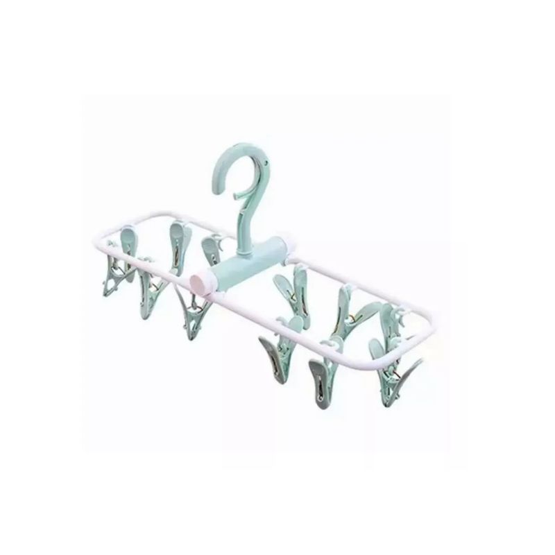 GENERICO - Colgador Tendedero Ropa Con Pinzas Plastica