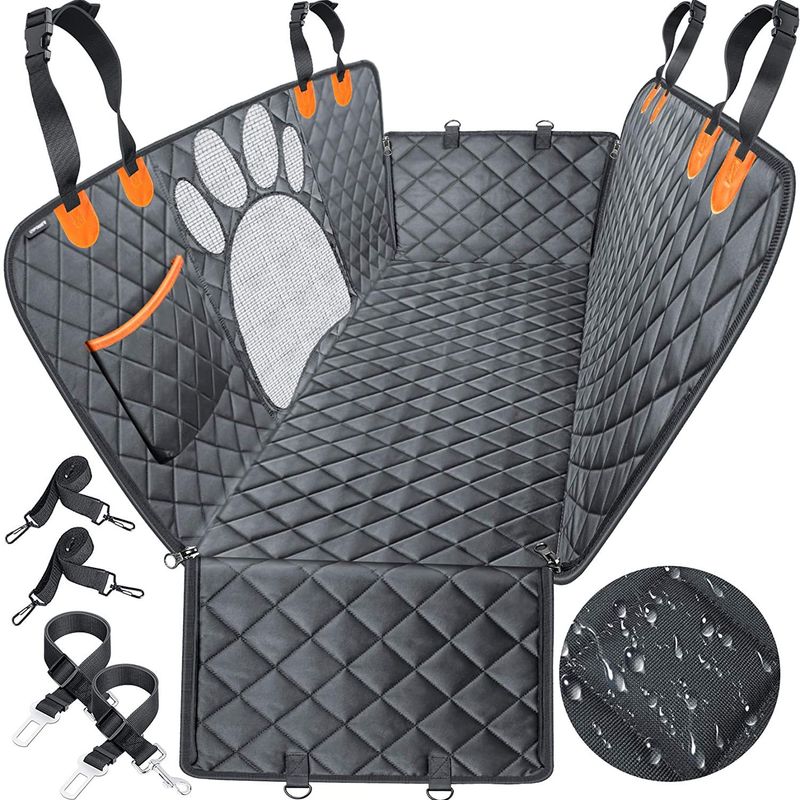 EVERSO - Protector Funda Cubre Asiento Auto Perros Mascotas