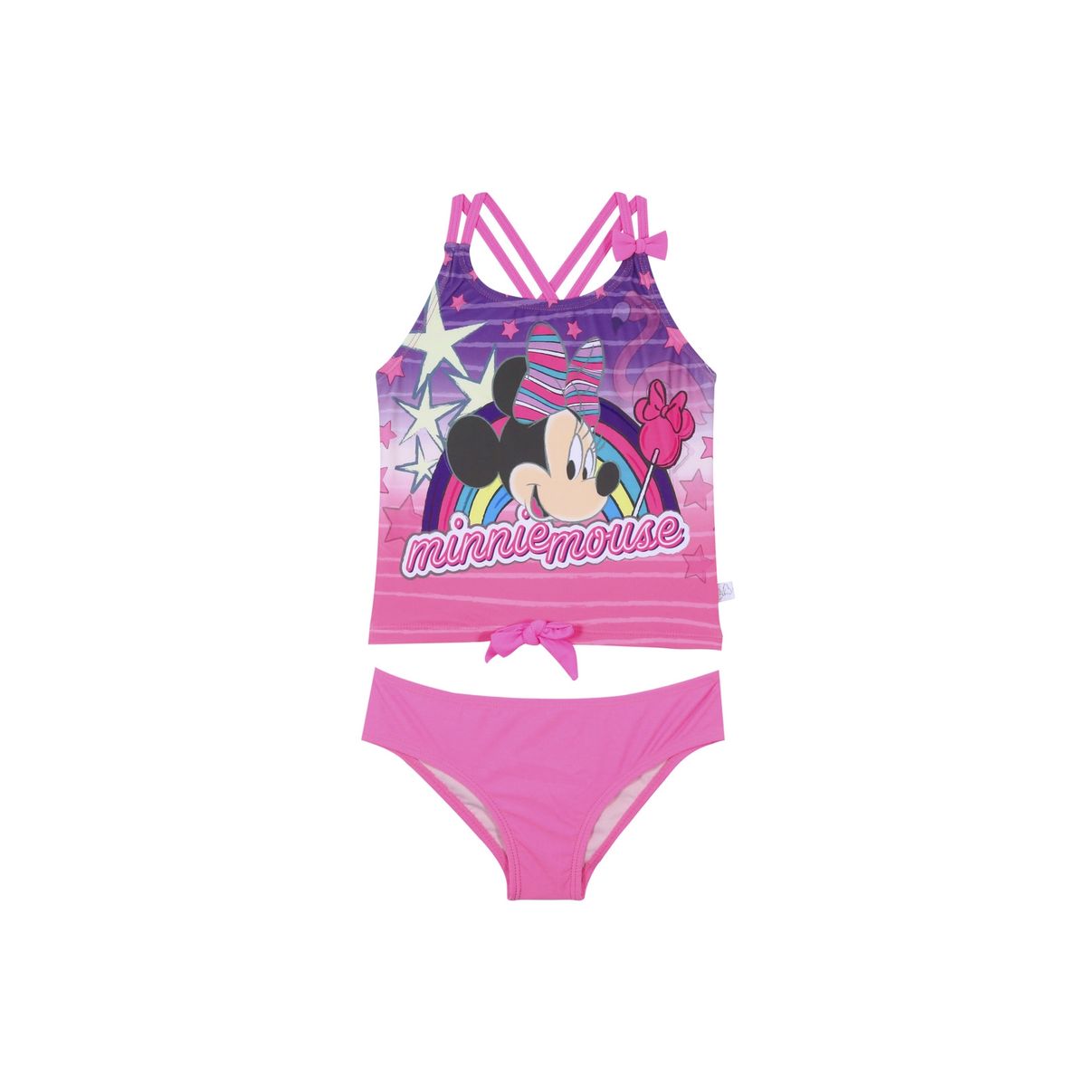 DISNEY - Traje de Baño Niña Tankini Fucsia Disney Minnie DISNEY