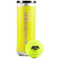 AMA SPORT - Tarro de Pelotas Premium Padel Pro Wtp Ipf Approval