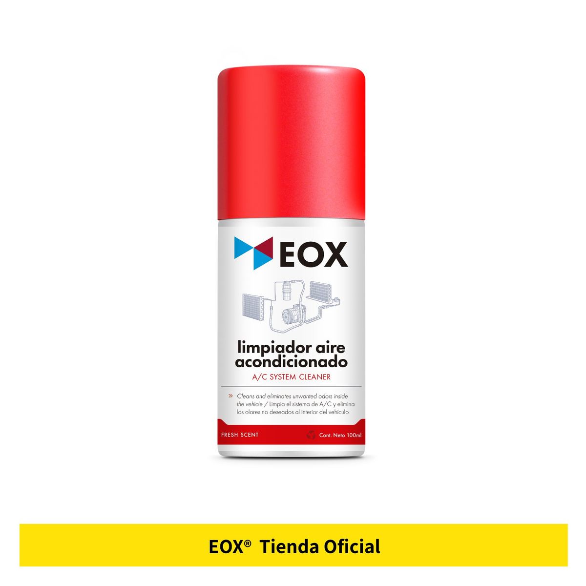 GENERICO - Limpiador de Aire Acondicionado Air-Co Cleaner Eox 100 Ml